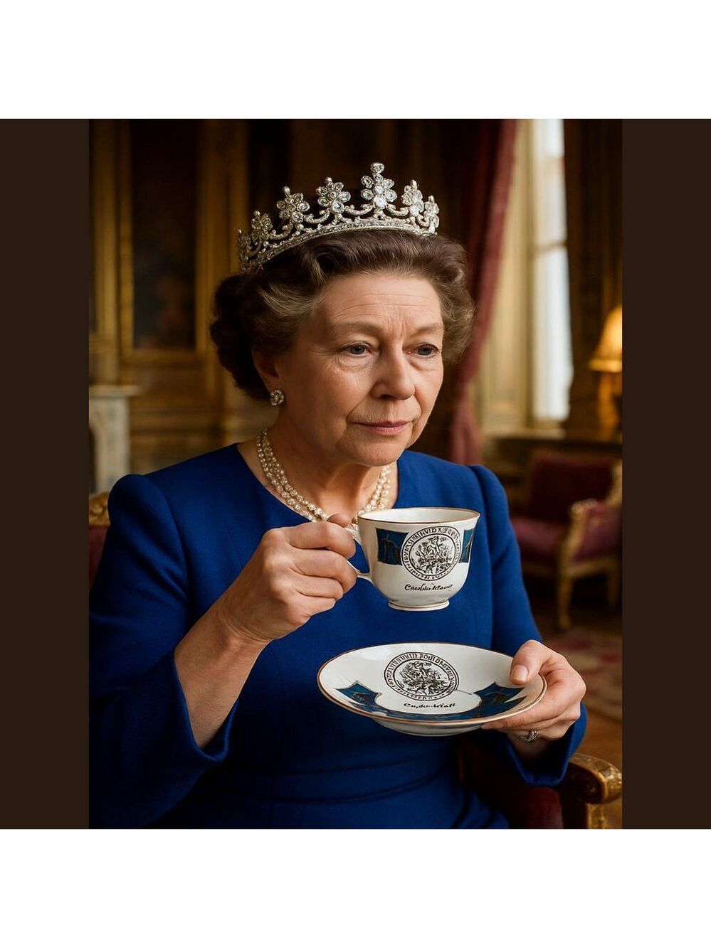 MACKENZIE Teacup and Saucer, Elizabethan Teacup, Scottish Teacups